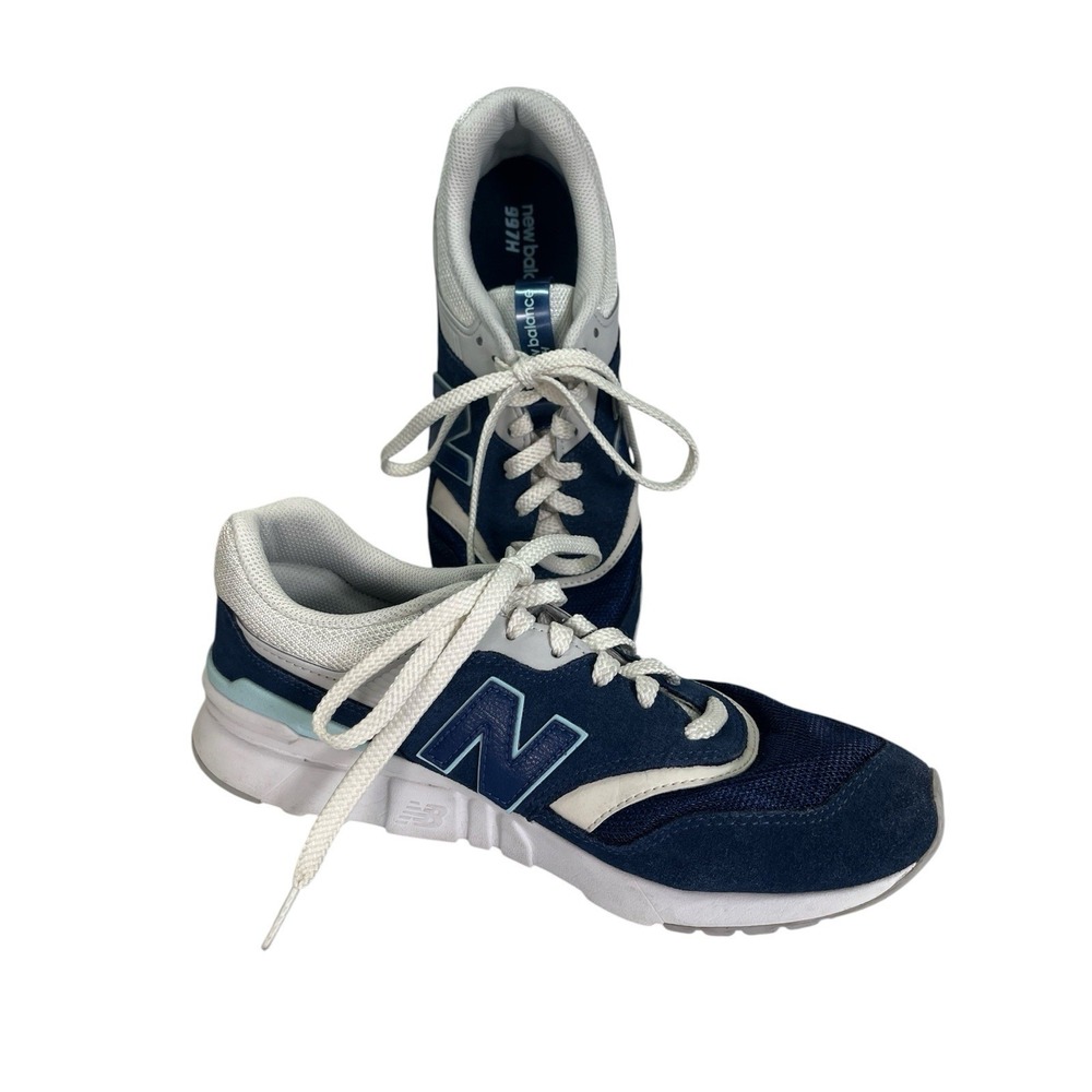 New Balance Moon Shadow Bleach Blue Suede‎ Mesh Sneaker Size 9.5